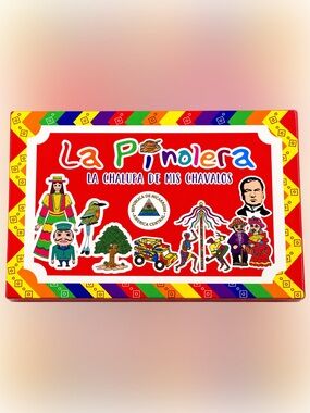 Ahuilli La Pinolera Nicaragua Chalupa Game Complete Nicaraguan Cultural Bingo VG